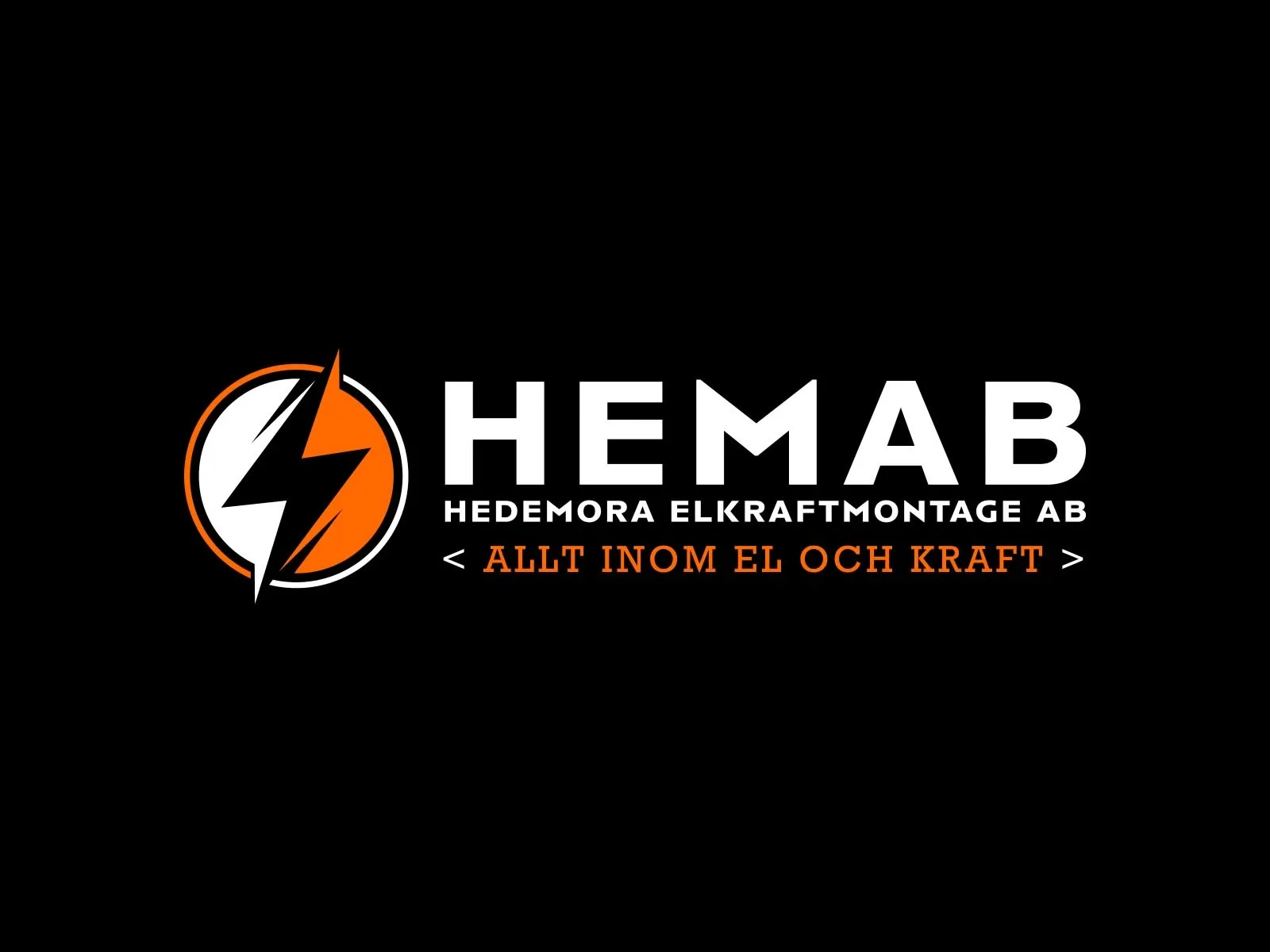 Hedemora Elkraftmontage teamet på arbete
